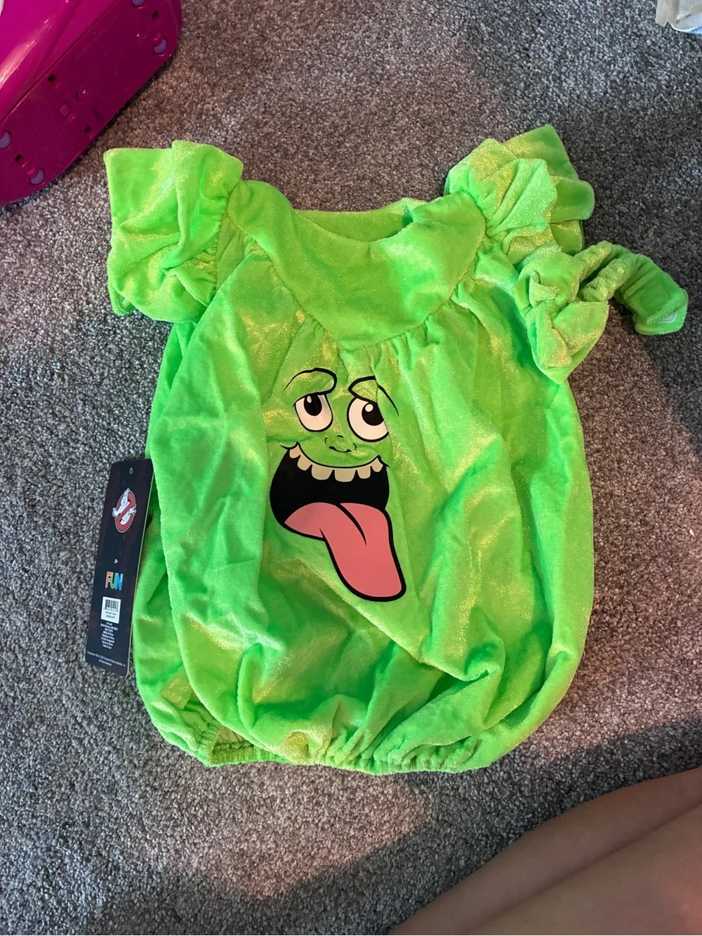 Infant ghostbuster slimer bubble costume
